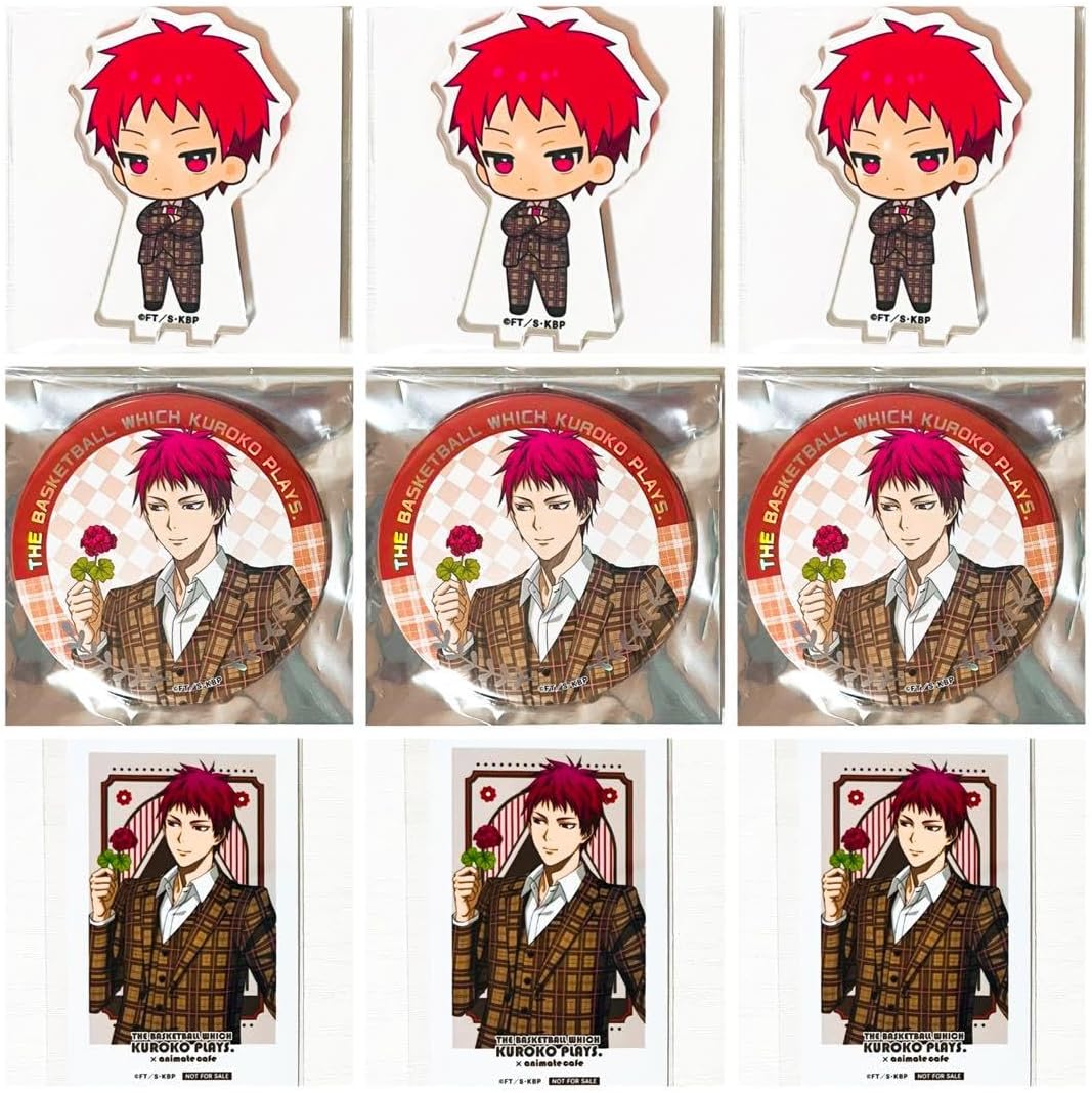 新品★黒子のバスケ【赤司征十郎】アニカフェ★9点セット ☆黒子のバスケ 赤司征十郎 アニカフェ☆9点セット グッズ 2018年1